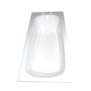 Straight Steel Bath 1700 x 700mm 2 Tap Hole