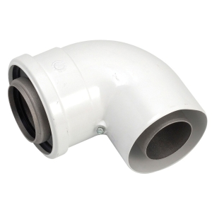 Worcester Bosch 90 Degree Boiler Flue Elbow 60Mm/100Mm 7716191084