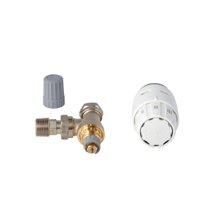 Danfoss Ras-C2 Angled Thermostatic Radiator Valve 15mm 013G6050