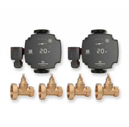 Grundfos 2 Ups4 Pumps & 4 Valves Mcp   MCPPUMPVLVE